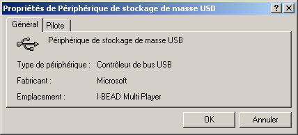 Propriétés de l'I-Bead